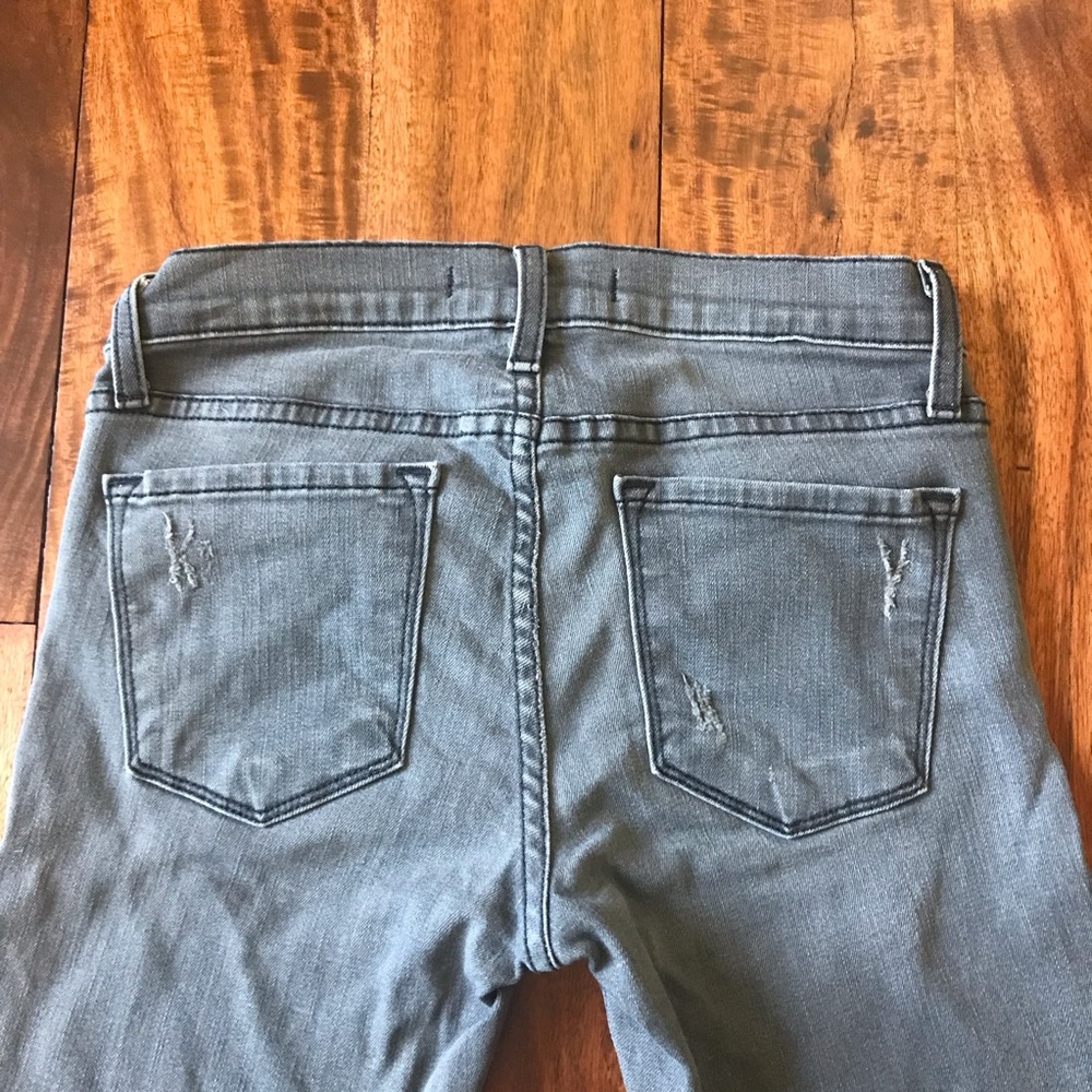 FLYING MONKEY Gray Distressed Denim - Picture 4 of 4